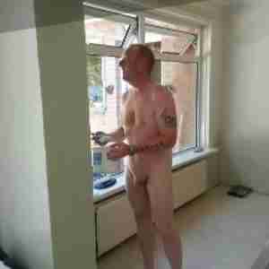 naked painting doing a naked handyman job painting a house naked