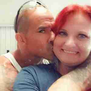 Our Sexy selfs Me and my Bombshell Bald, Tattooed Redhead