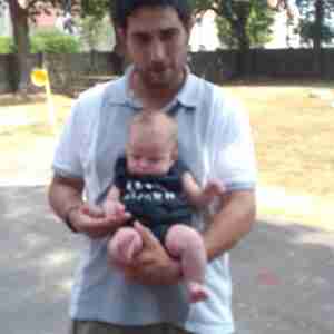 Me Me and my baby but I am single now so no worries about baby mum Me