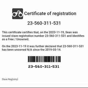 Slave registration Looking for a female Dom in the central Mass area Female Dom