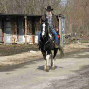Bones Enjoying life Riding