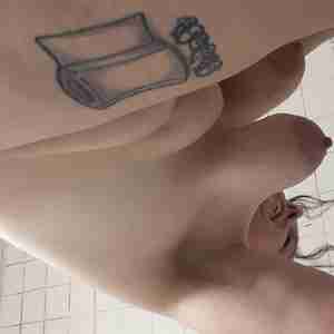 Bathroom fun The ex and I in a little bathroom fun Big tits, brunette bathroom