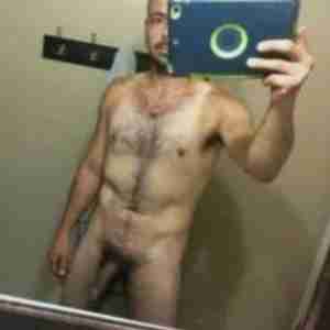 Naked selfie Just wanted to show off my stuff Big dick
