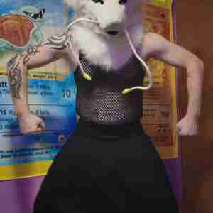 Fursona my half body fursuit furry
