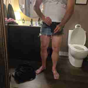 Naughty Just a cd having fun Caged, plugged ,panties ,crossdressing