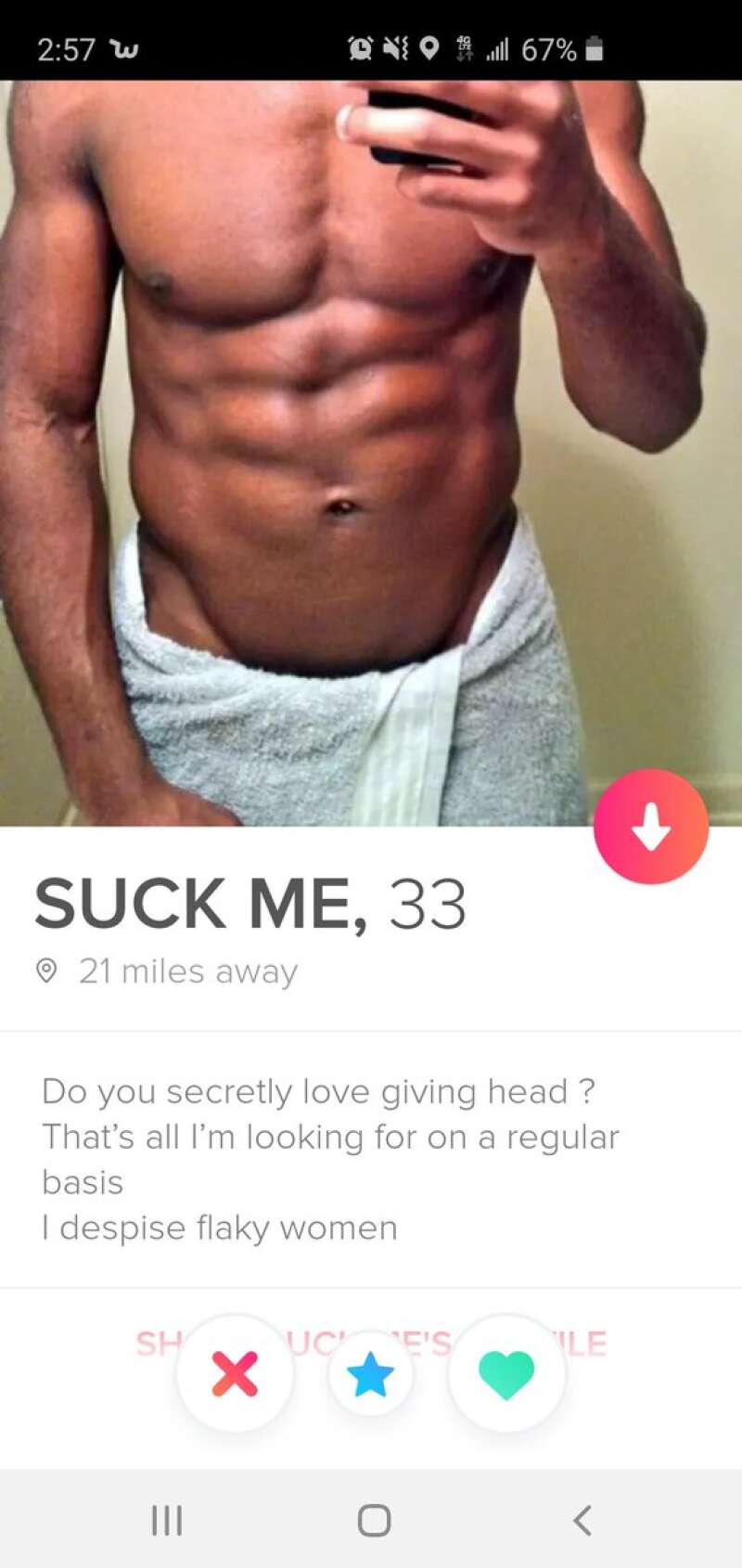Some women like a dominant man to grab their hair during a blowjob TRENTON, NJ