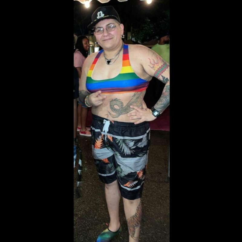 Tattooed soft-butch for your pleasure